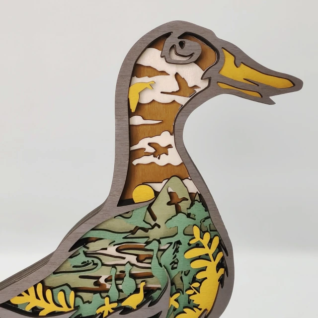 Duck Carving Handcraft Gift